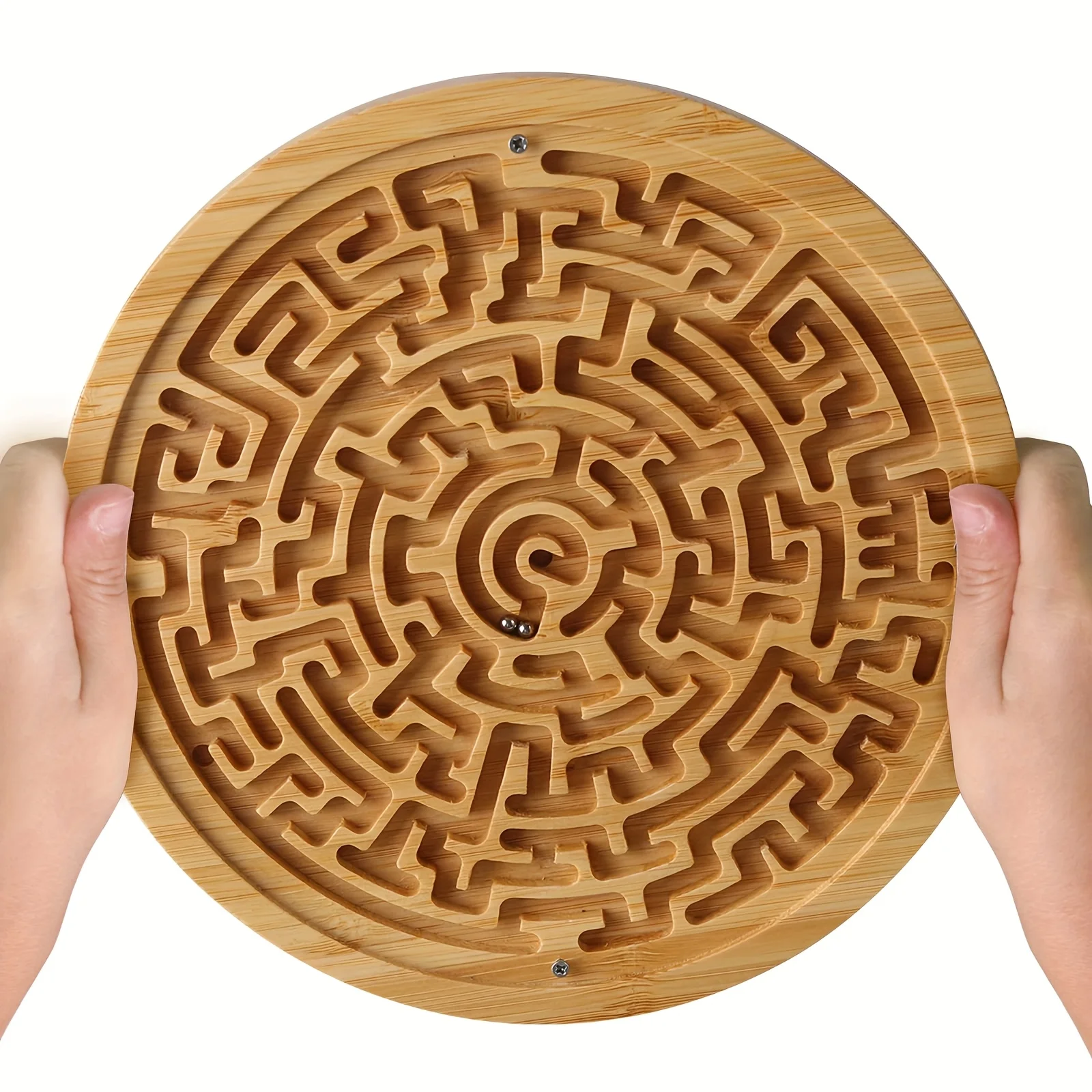 Board Game Qwirkle - Duży Drewniany Labirynt Balansowy Dwustronna Bambusowa