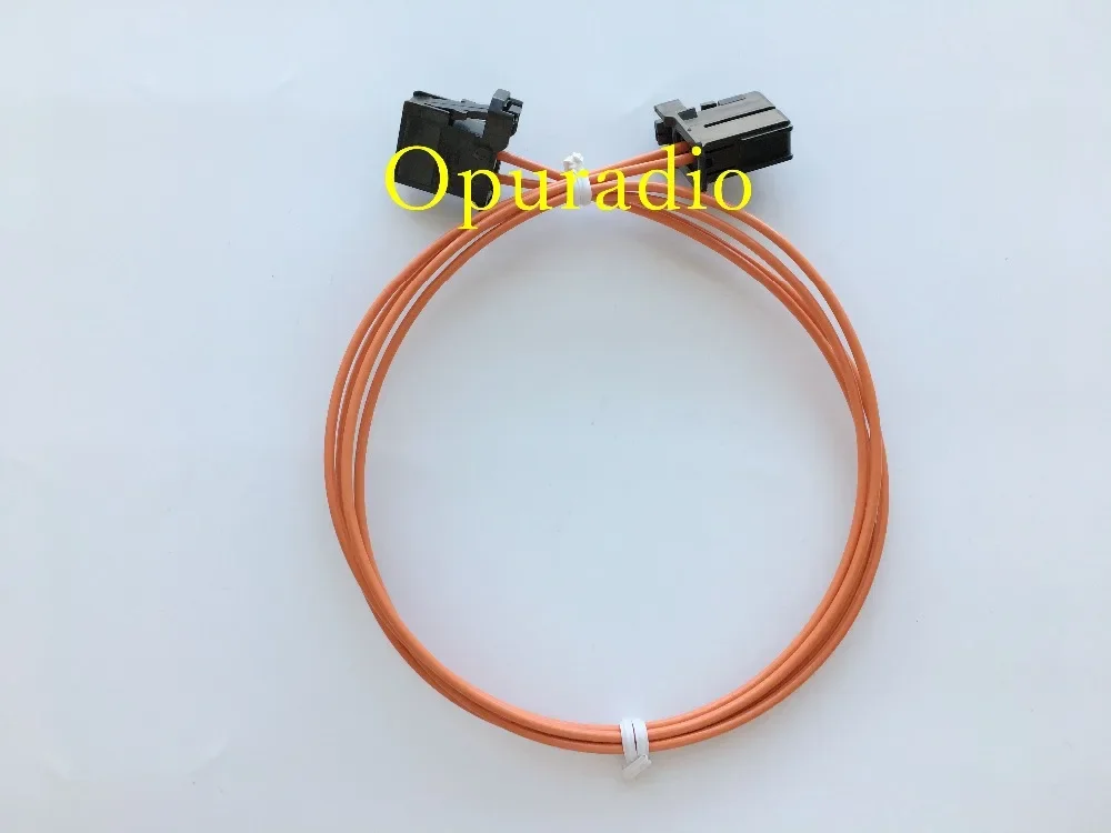 Free shipping MOST Optical Fiber Cable Connectors Male To Male For Audi BMW mercedes etc. 90CM -100CM New Original