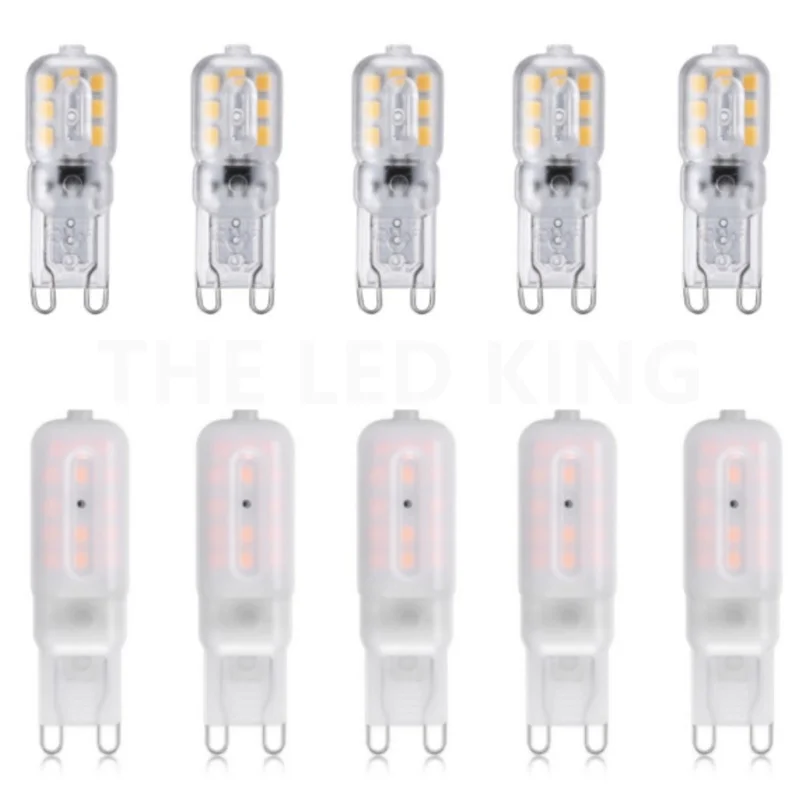 

6- 20pcs/lot G9 LED 5W 7W 9W Light Bulb AC 220V Lamp SMD2835 For Spotlight Chandelier Lighting Replace 30w 40w Halogen Lamp