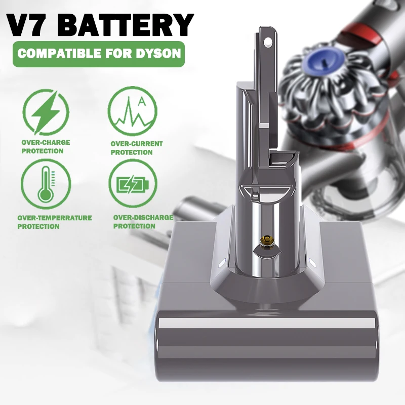 

For Dyson 7 Fluffy V7 Animal V7 Pro Vacuum Cleaner Rechargeable Battery For V7 Motorhead Animal Trigger Car + Boat SV11 Battery