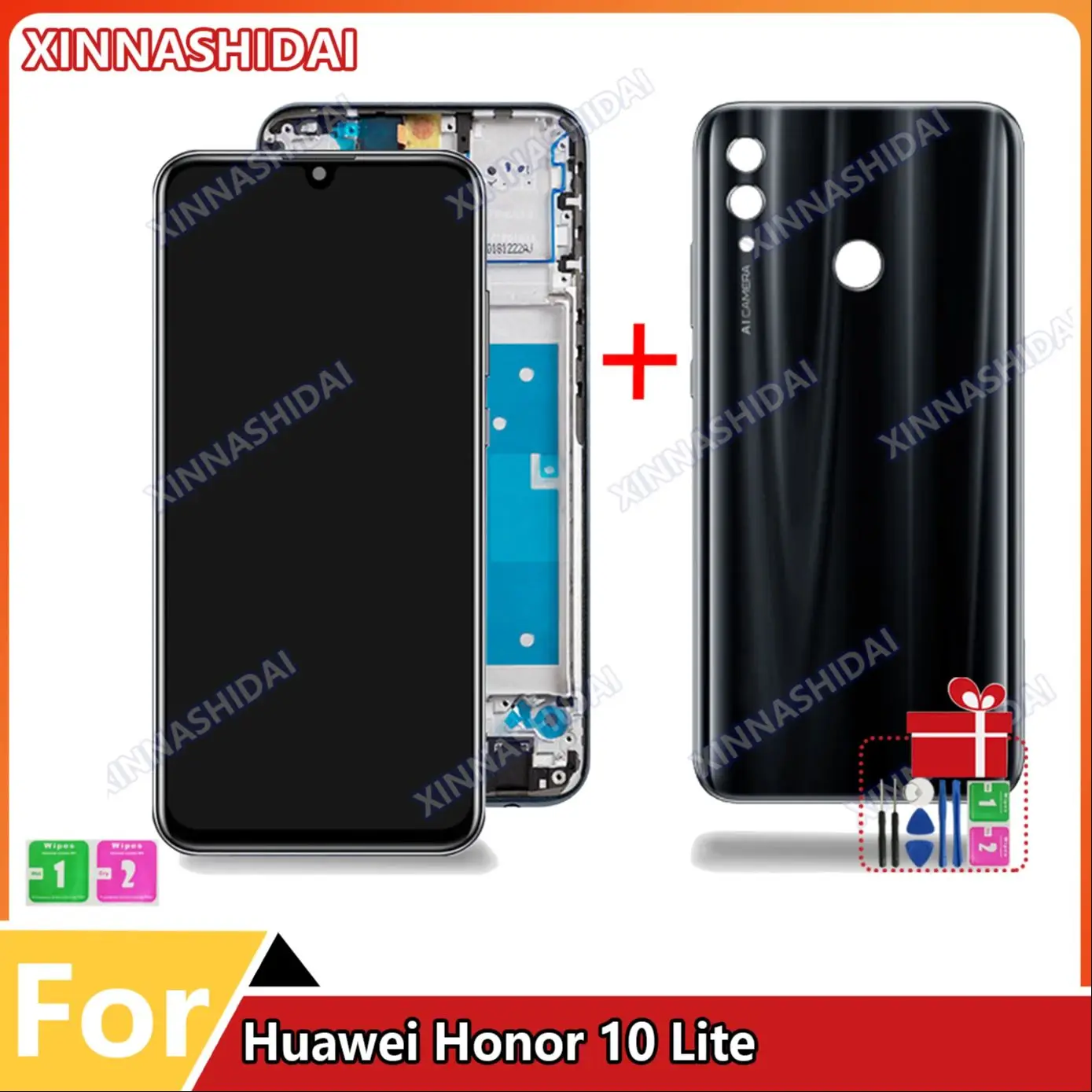 6.21  For Huawei Honor 10 Lite LCD Display With Touch Screen Digitizer Assembly With Frame For Honor 10i HRY-LX1 LCD