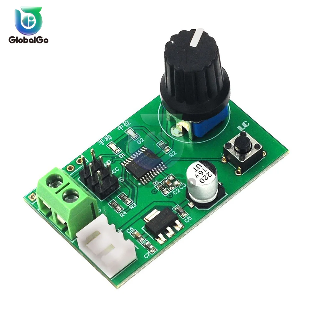 MG995 MG996 SG90 Dual Channel Servos Adjustable Knob Serial Control Board Switch 8-Bit MCU Steering Gear Debugging Module