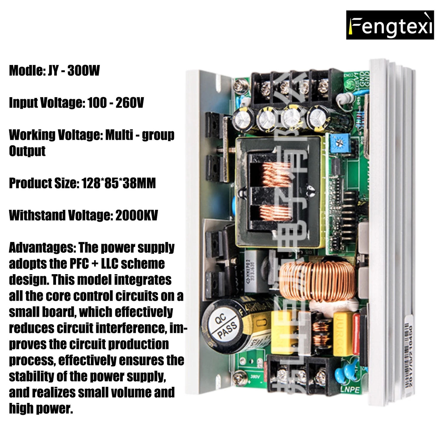 

JY 300W PFC for Stage Audience Lights High-Power LED Waterproof Par Lights Stage DJ Bar LED Moving Head Lights