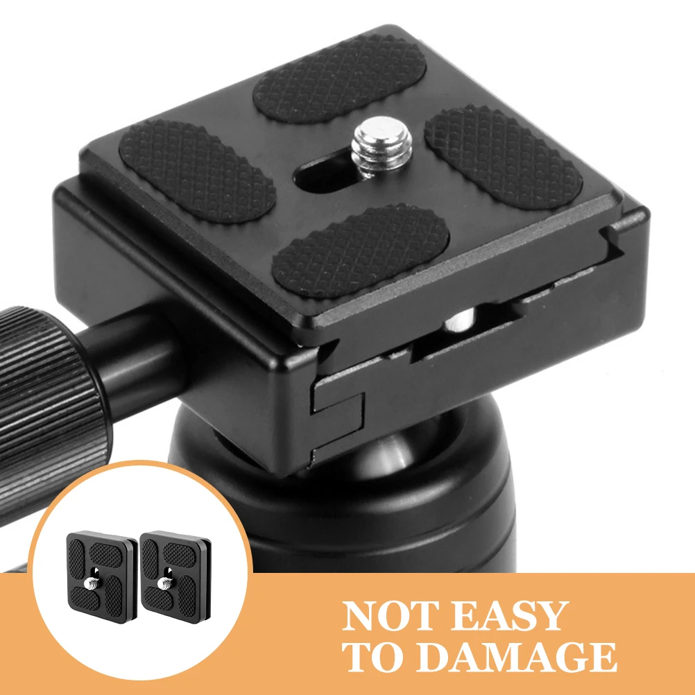 

Aluminium Quick Release Tripod Plate Set Compatible With Camera Mounts And Tripod Accessories For Photography Black PU-40