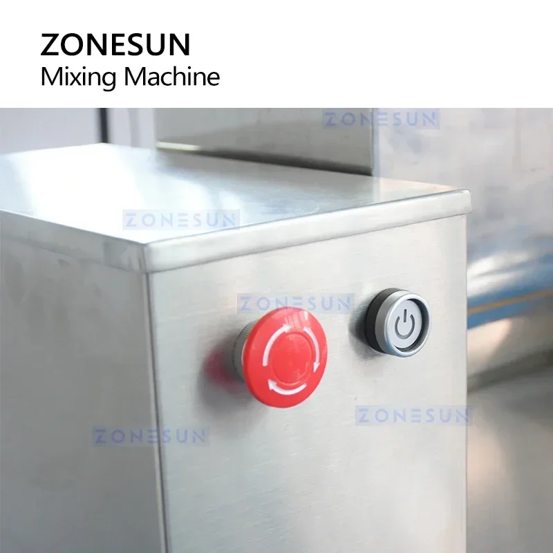 ZONESUN ZS CH10 10л порошковый миксер для зерна муки, блендер для пасты из нержавеющей стали, бытовой коммерческий производственный продукт, предварительная обработка