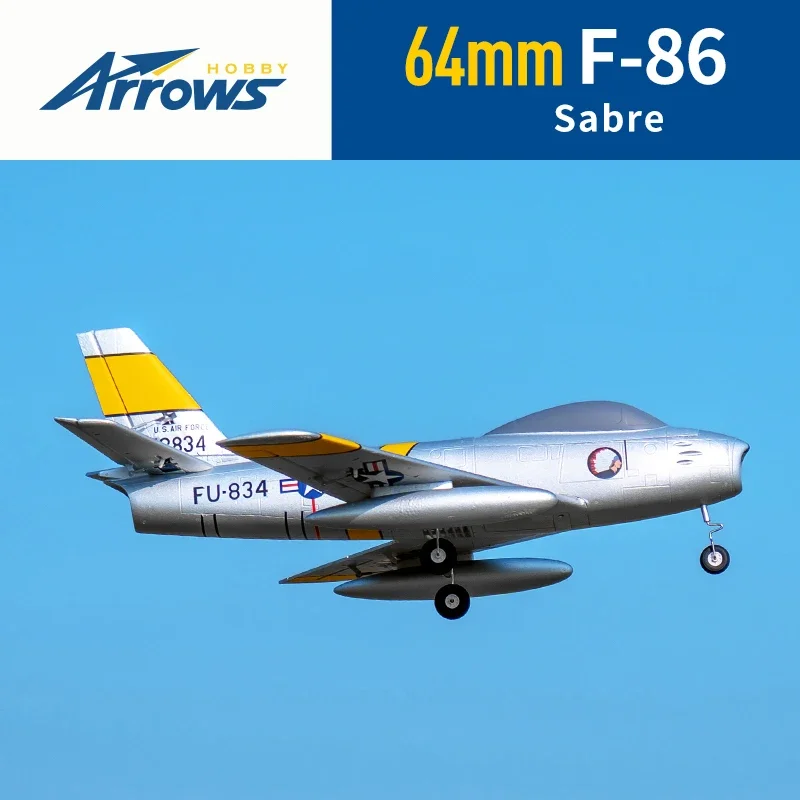 Blue Arrow 64mm Edf Jet F86 Sabre Image True Channel Model Fixed Wing Remote Control Electric High Performance Fighter