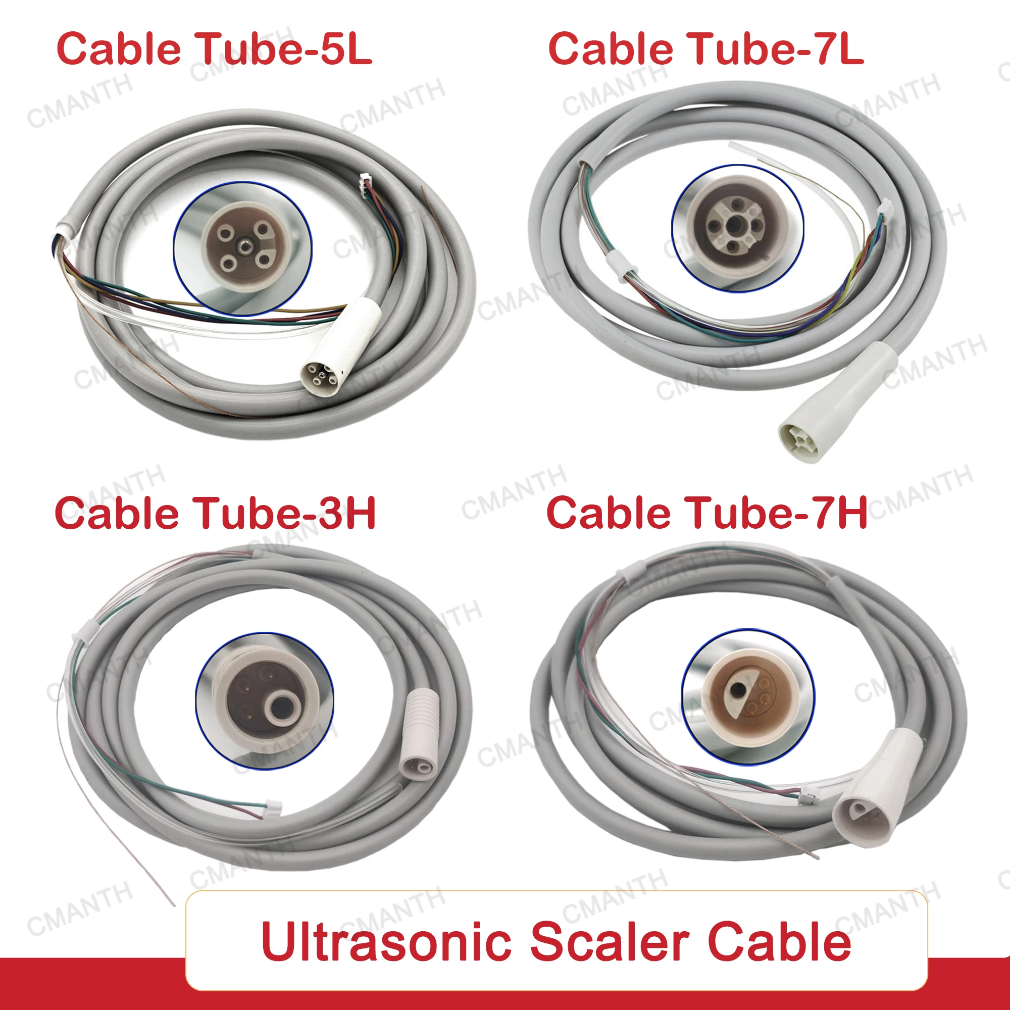 

Dental Ultrasonic Scaler Tube Hose Cable Connecting Tube Detachable Fit for EMS WOODPECKER DTE SATELEC Scaler Handpiece