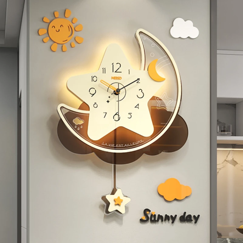 

World Clock Wall Restaurant Living Room Wall Clock Simple Creative Pastoral Decorative Rooms Fashion Living Room Decoration