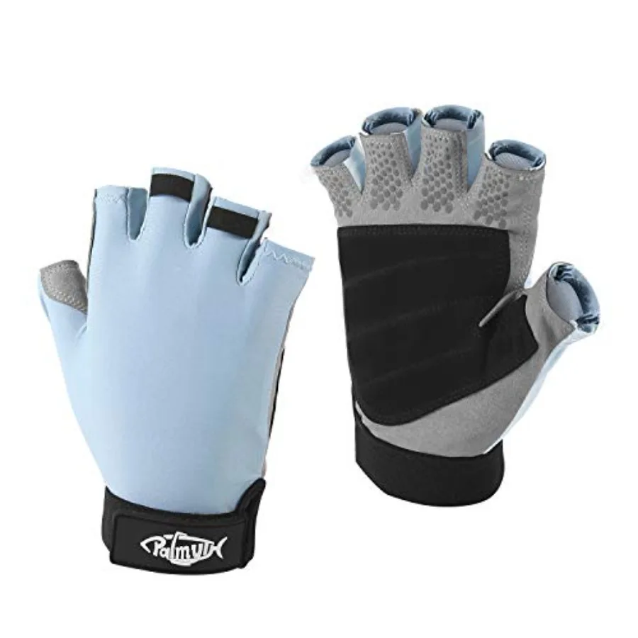 

UV Fishing Gloves Sun Protection Fingerless Kayaking Glove Men Women UPF 50+ SPF for Sailing, Hiking, Paddling, Canoeing, Rowin