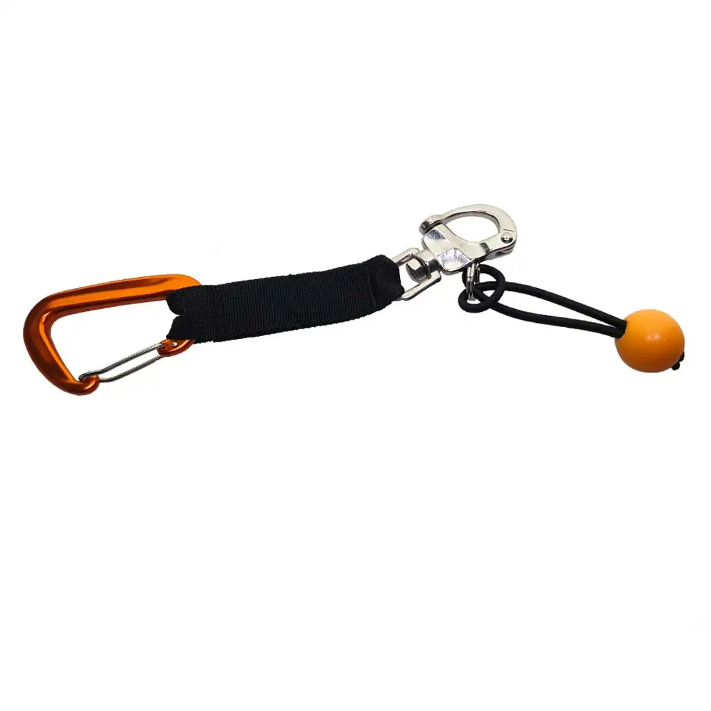 Surfing Diving Quick Release Clip Safety Lanyard Strap 316 SS Swivel Clip Attachment