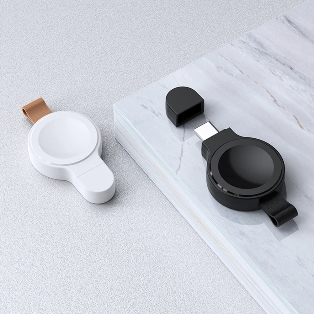 Magnetic Wireless Charger Mini Portable Charger Charging Dock Station Watch Charger for Apple Watch 8 7 6 5 4 3 2 1 SE