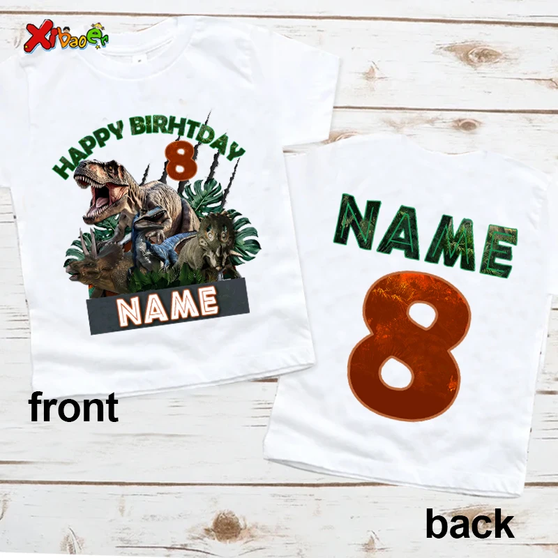 

Dinosaur Birthday Tshirt BoysGirl Shirt 7th Birthday Outfit Shirts Kids Matching Outfits Birthday Boys T Shirt Girls 6th 5th
