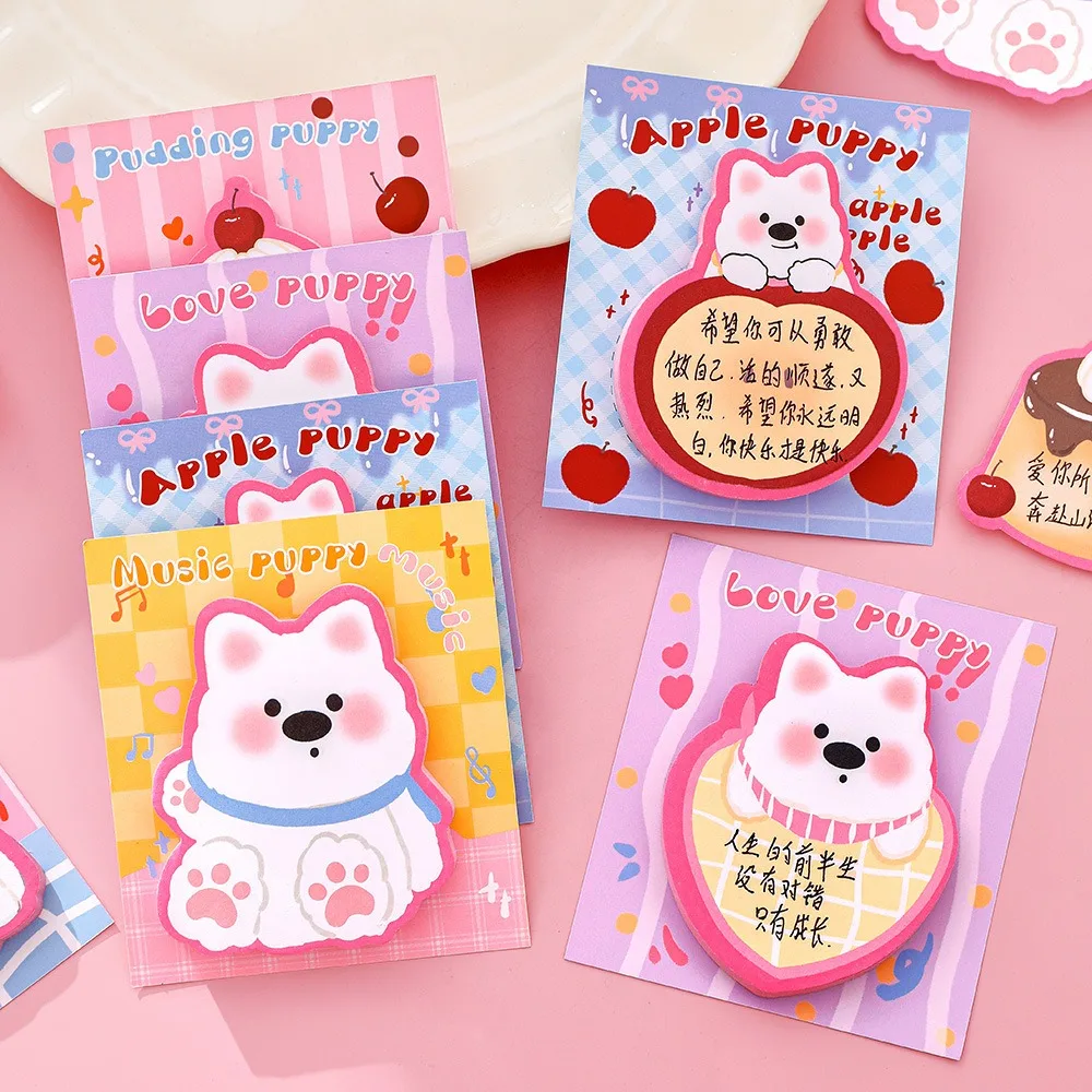 4Pcs/Set 30 Sheets Cute Cartoon Sticky Notes Kawaii Bear Memo Pad Portable Kids Pocket Notepad To Do List