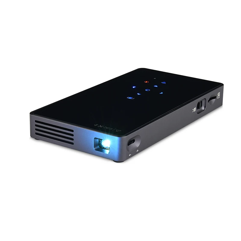 HD-Projektor Android (optional 2g 32g) WiFi 100 Ansi Lumen 5.000 mAh Batterie, tragbare Mini 3D Beamer Home Media Player