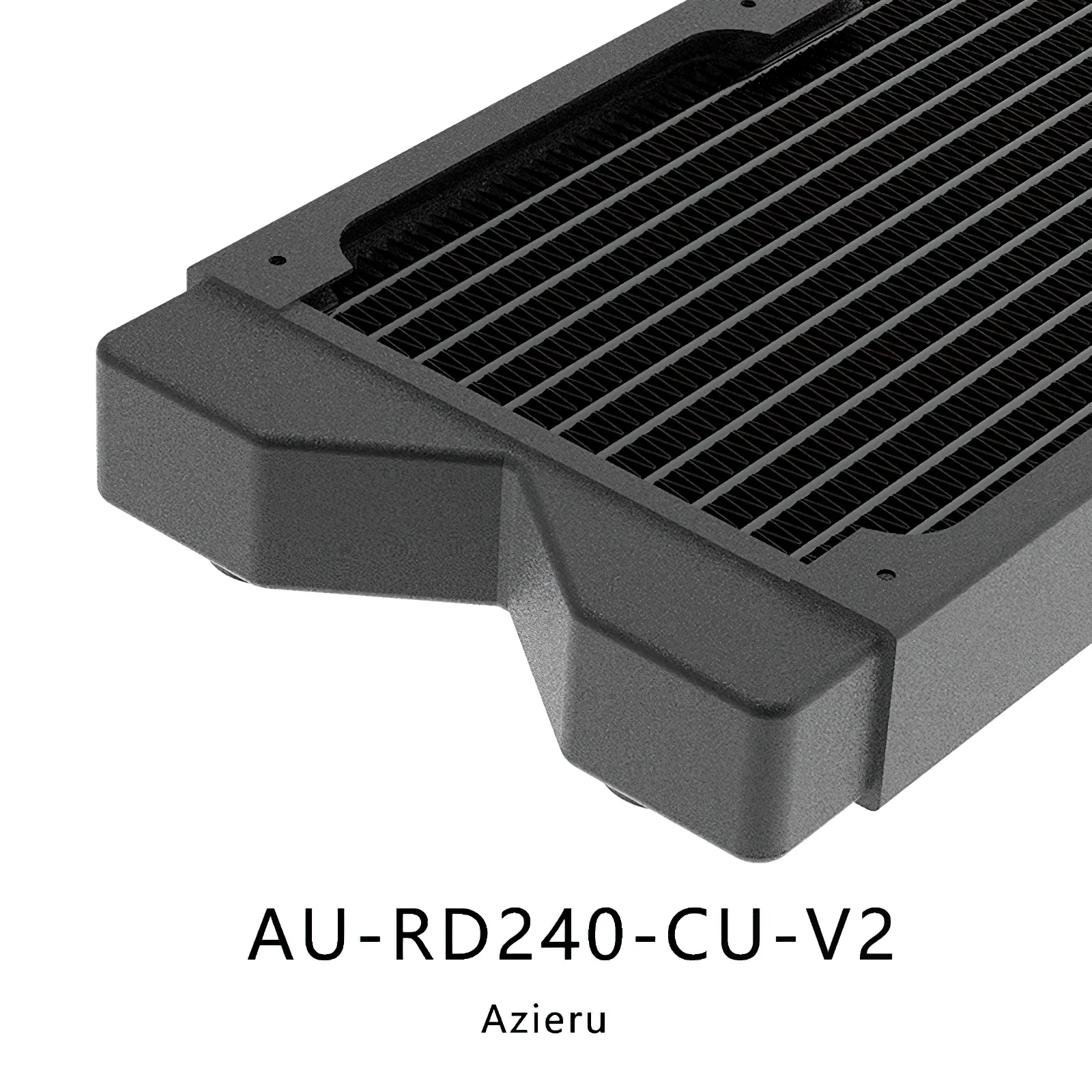 Bykski Azieru AU-RD240-CU-V2 360mm 2x120mm Copper Radiator Water Cooling