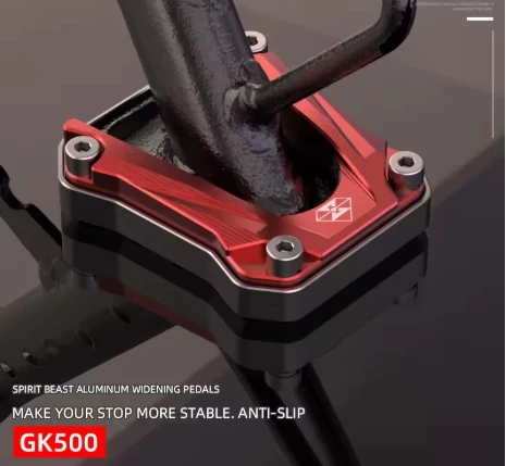 

GK500 side support cushion modification suitable for high gold retro motorcycle side support widened seat side foot foot pad