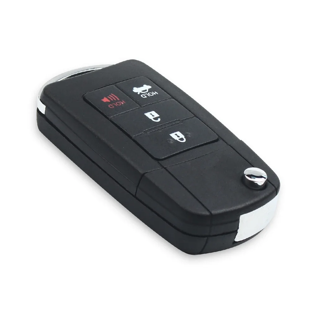 KEYYOU For Toyota Camry Prius 2012 2013 2014 2015 2016 2017 Corolla RAV4 Key Case TOY43 2/3/4 Buttons Remote Car Key