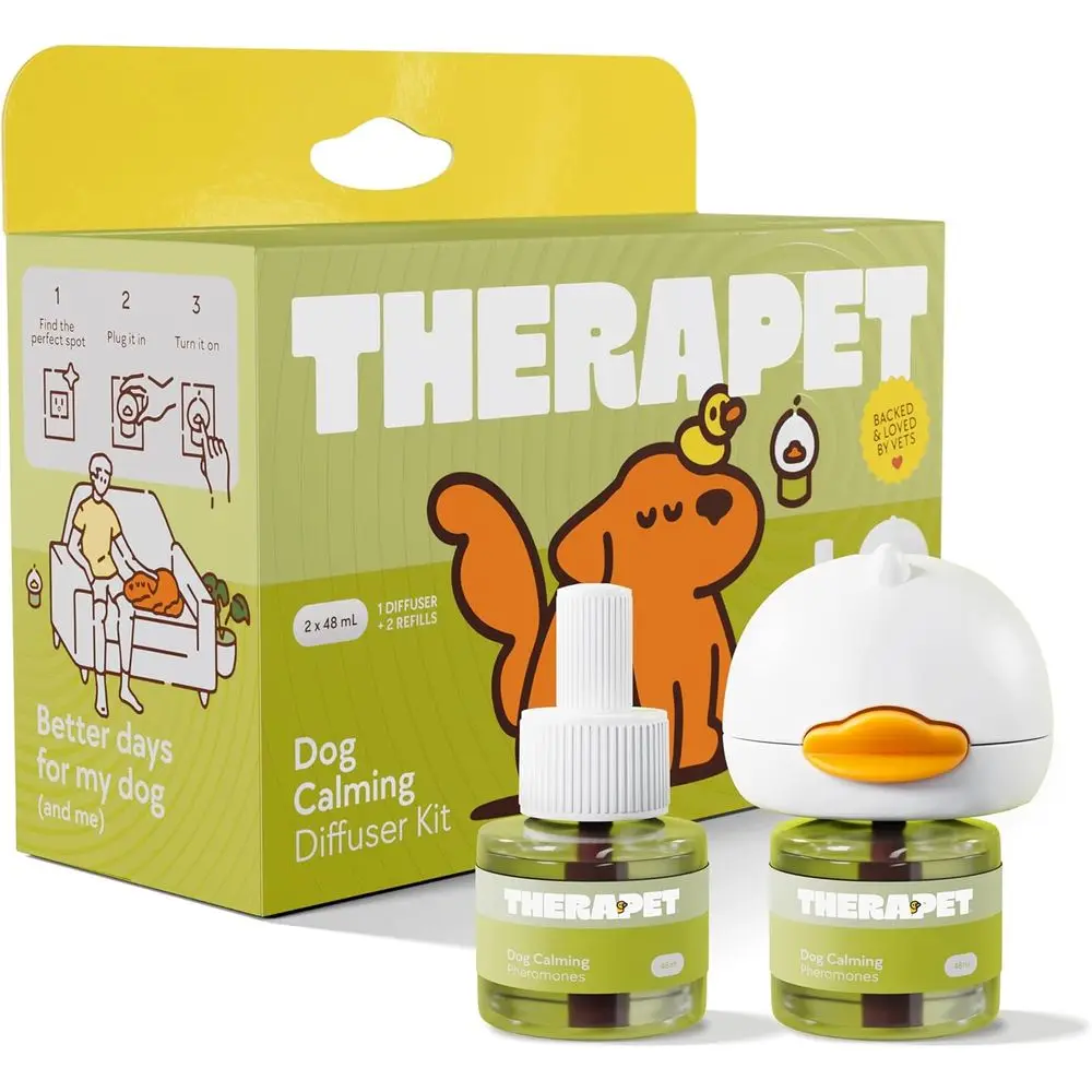 

Средство для успокоения собак: снижает тревожность, прекращает разрушительное поведение, 2 упаковки, запас на 30 дней