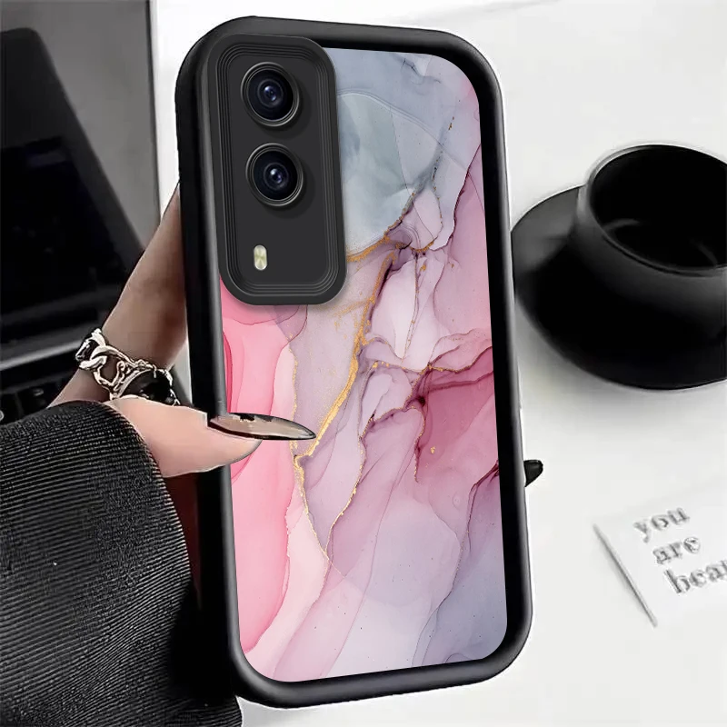 Marble Silicone Phone Case On For VIVO Y53S Y93S Y20 Y11S Y22 Y21 Y12 Y19 Y11 Y17 Y22S Y17S Y51S Y20A Y93S Y12S Y02S 4G 5G Cover image 3
