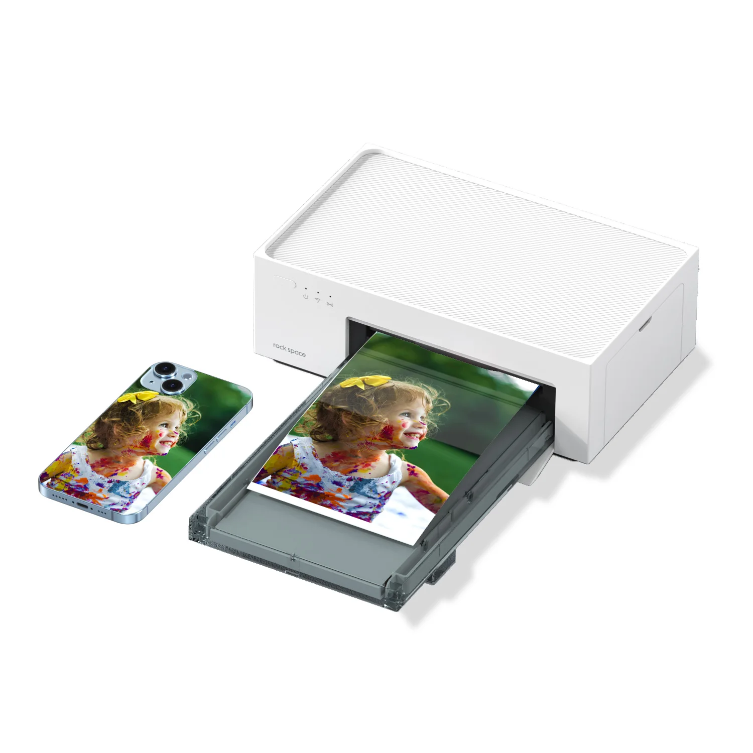 High Quality Small Thermal Sublimation Photo Printer Smartphone Back Skin Film Sticker Printing Machine With Color Ribbon