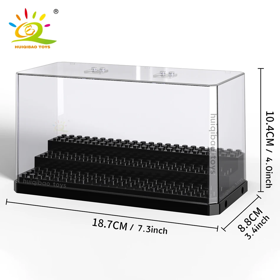 Christmas Dustproof Figures Display Case Box Show Case For Model Collection Building Blocks Display Box Bricks Toy Adult Gift