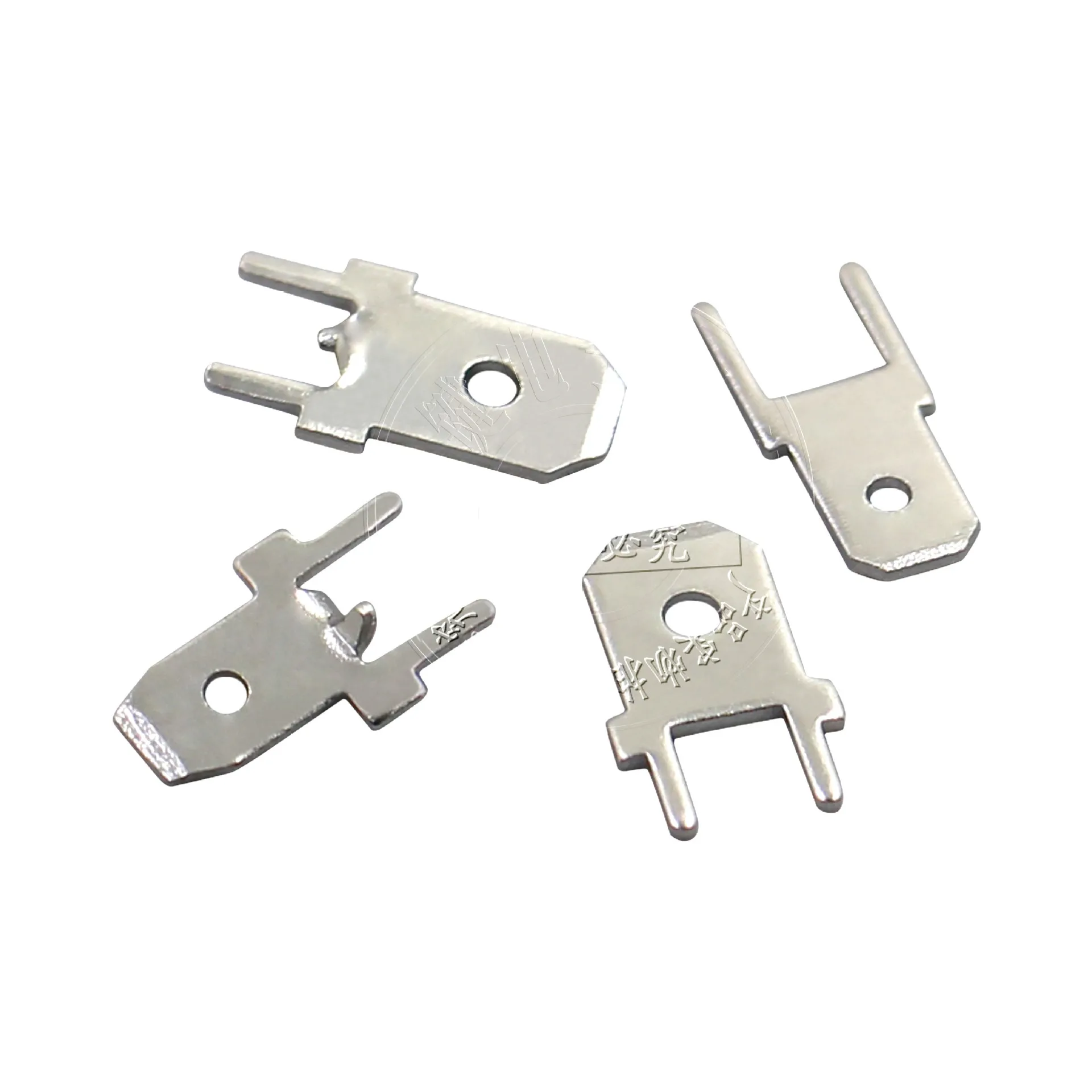 10 Buah Terminal Sambung 4.8/6.3 187 Anti Reverse Direct Insertion Positioning Insert Terminal Solder PCB