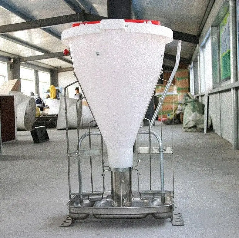 Equipment Dry Feeder Automatic Dry and Wet Tank Feeder Feed Tank Feed Pig Thick Steel Plate Farm Animal