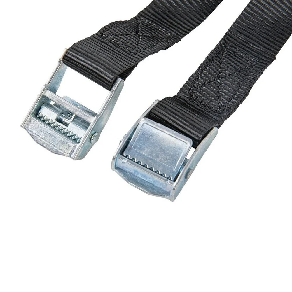 

4 Piece Lashing Strap Bundle for All Your Needs 5M Length Black 250kg Load Capacity Zinc Alloy Buckle Transport with Confidence