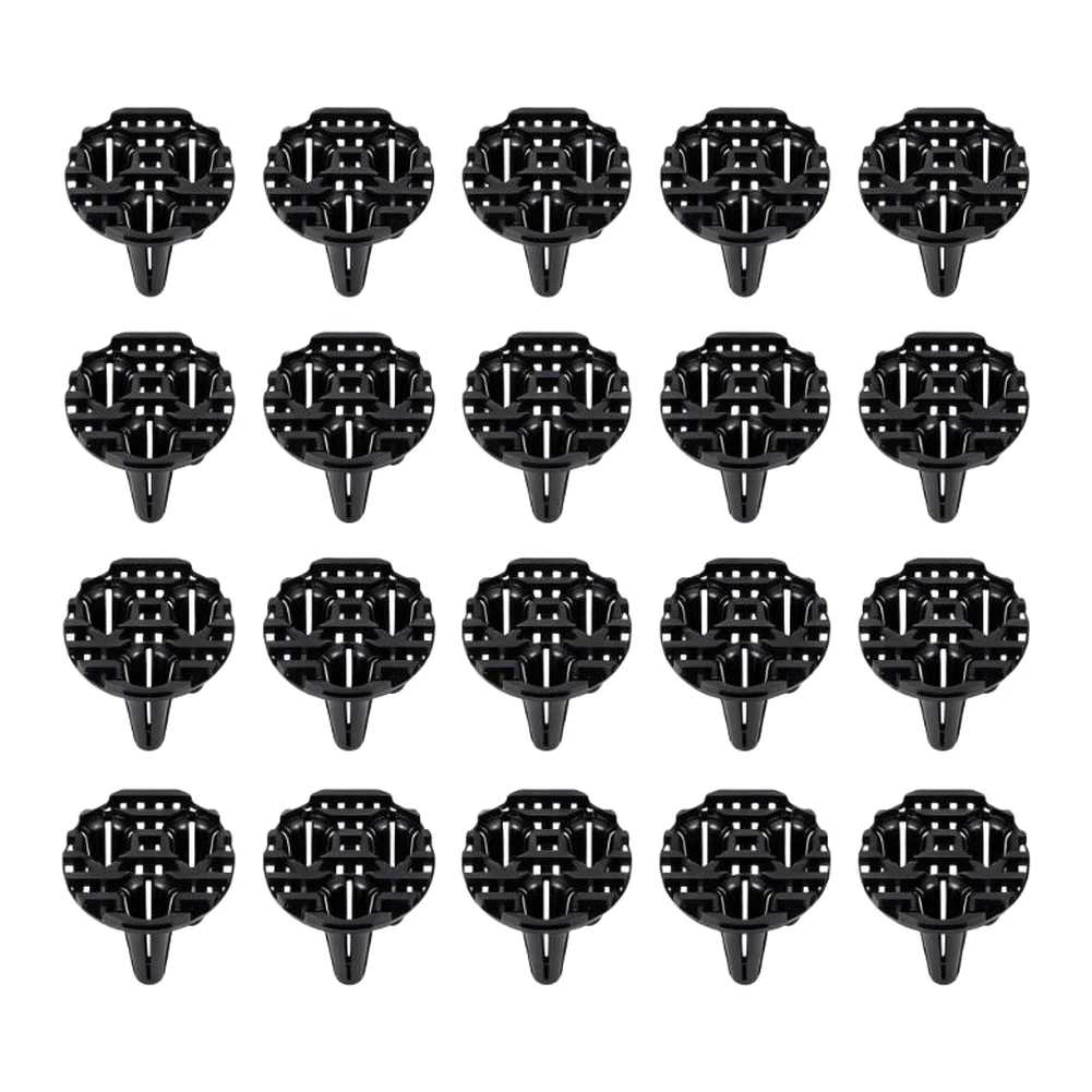 20pcs PP Plant Pot Drainage Discs for Root Control Air Flow and Moisture Regulation Suitable for 6cm to 12cm Diameter Pots
