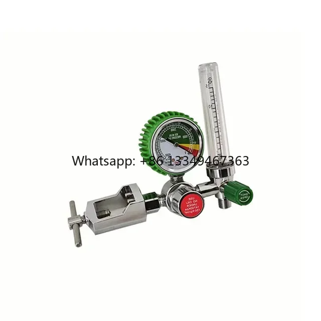

In Stock Hospital Piston Type Pressure Gauge Medical Oxygen Pressure Reducing Valve Oxygen Regulator Hot Sale