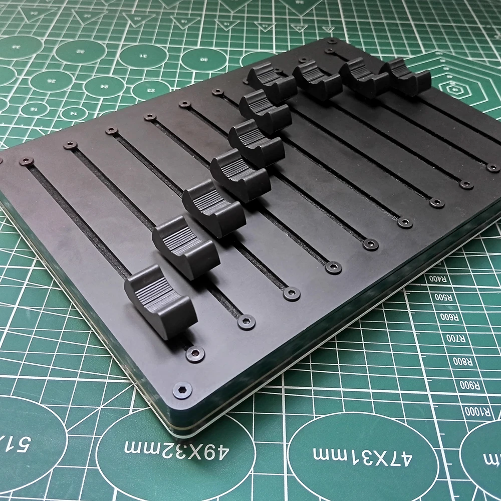 Fader de controlador MIDI de 10 canales: mensajes CC personalizables, interfaz USB/tipo C para software DAW