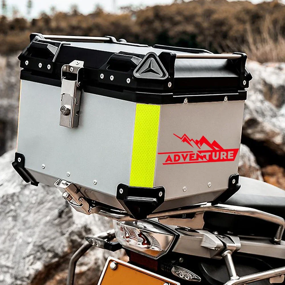 دراجة نارية ملصق صندوق علوي مغامرة الرسومات شارات الفينيل مقاوم للماء اكسسوارات الديكور لهوندا أفريقيا التوأم BMW GS 1200 1250