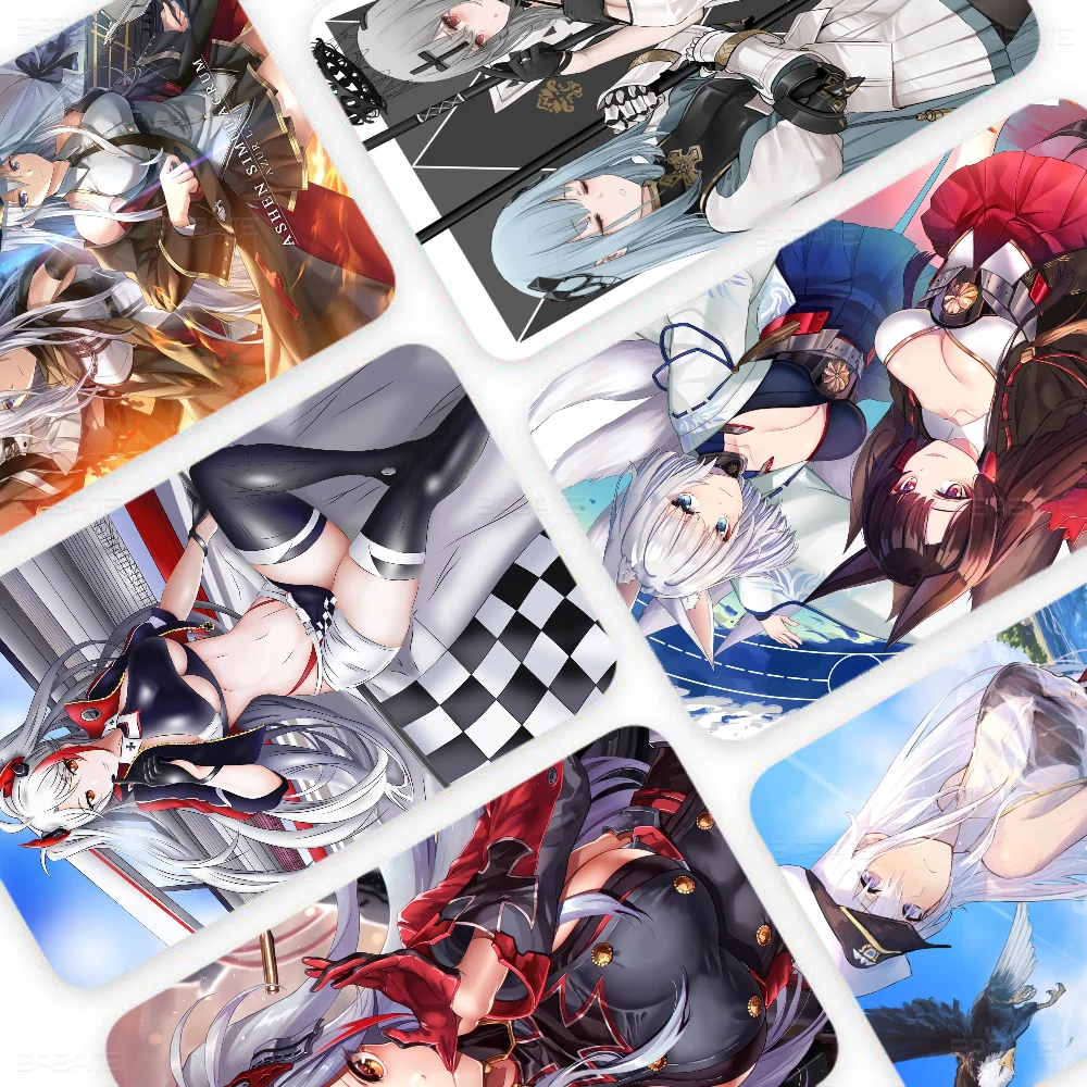 Azur Lane Anime Cartoon Sticker Film Skin For Credit Card Debit Bank Bus Card