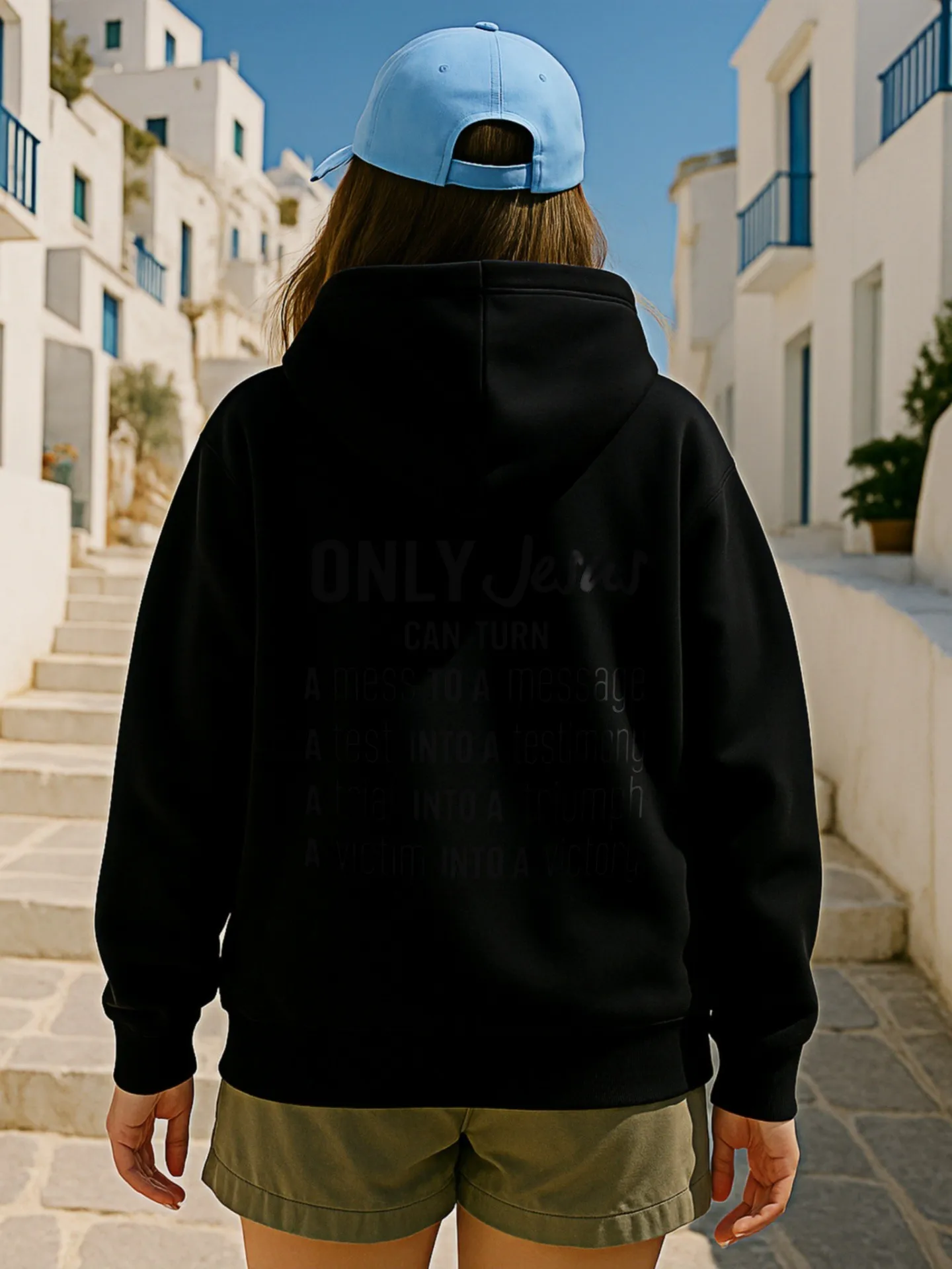 Grafik-Hoodie für Damen, Buchstaben-Druck, lässiger Stil, Baumwollmischung, lässige Alltagskleidung, für Teenager