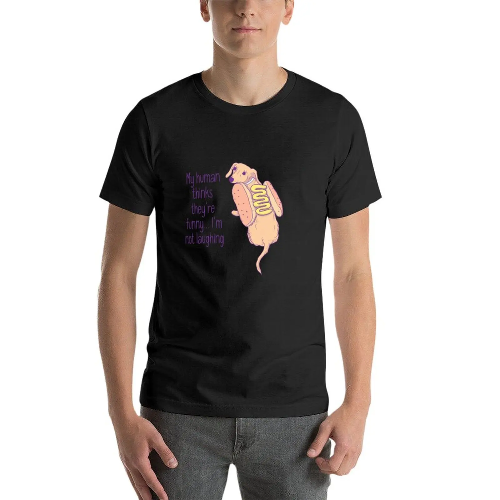 Dachshund hot dog! T-Shirt man clothes heavyweights baggy shirts T-shirt men