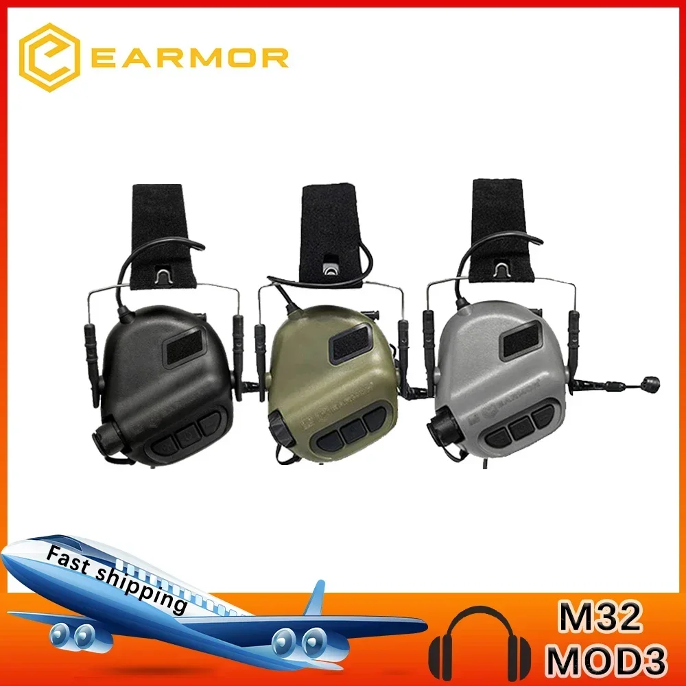 

SALE!!!EARMOR M32 MOD3 Penutup Telinga Berburu & Menembak Dengan Mikrofon Amplifikasi Suara Mendukung Komunikasi PTT