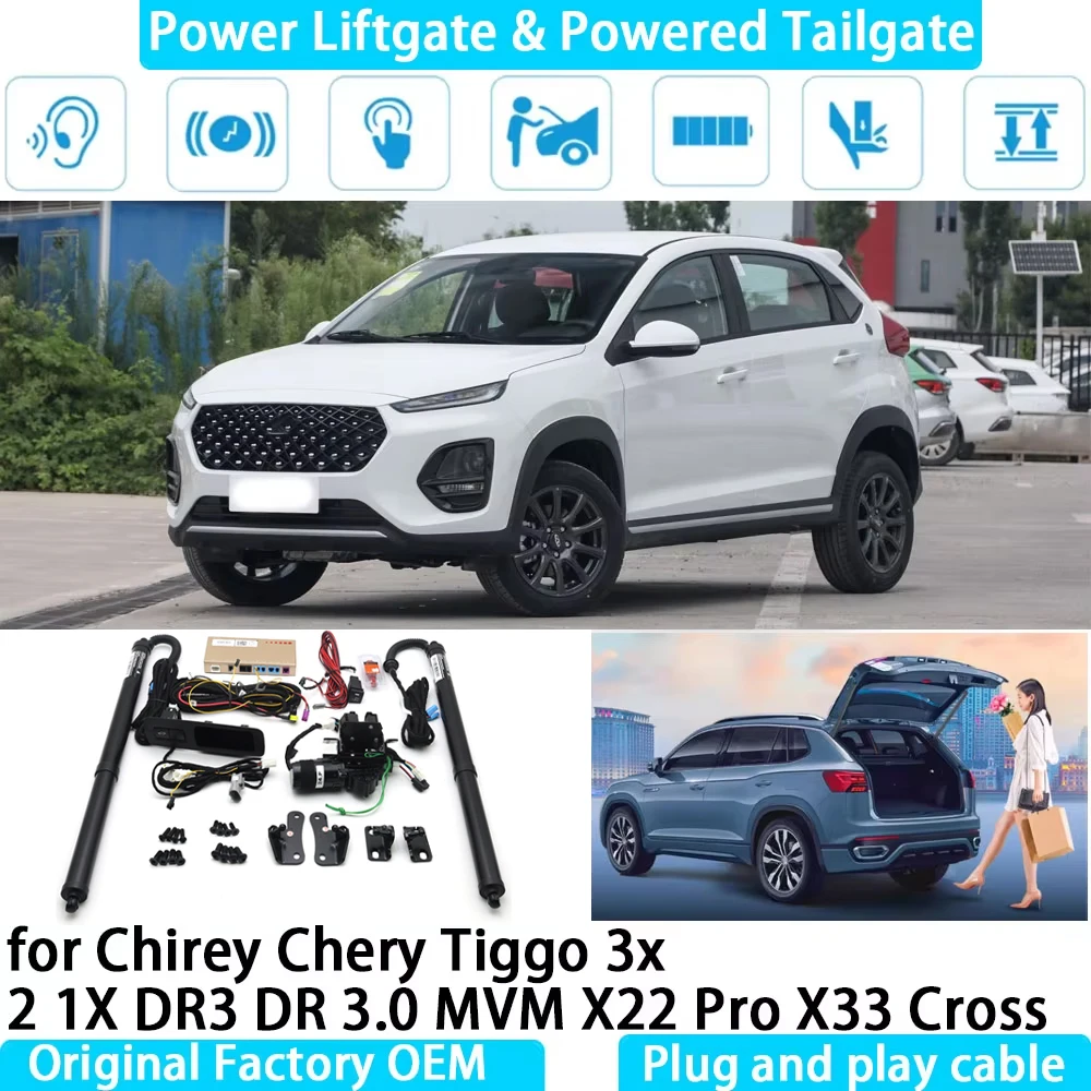 for Chirey Chery Tiggo 3x 2 1X DR3 DR 3.0 MVM X22 Pro X33 Cross Automatic Electric Power Liftgate Powered Tailgate Strut Gate