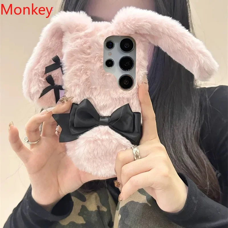 Cute Bow Fluffy Hai…