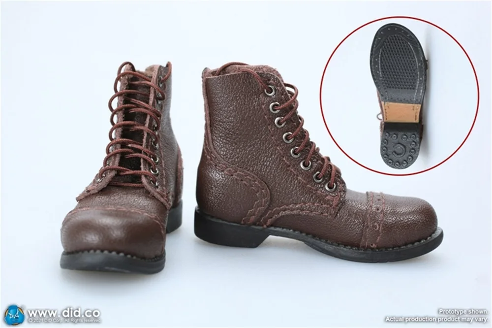 

DID A80155 1/6 WWII Series US. Ranger Series 6 Private Leather Black Hollow Shoe Boot Accessories For Figures