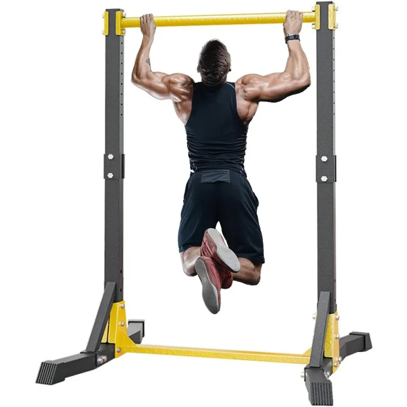 

Power Tower AdjustablePull Up Bar Station Dip Station Home Gym Strength Training Fitness Adjustable Equipment Calisthenics
