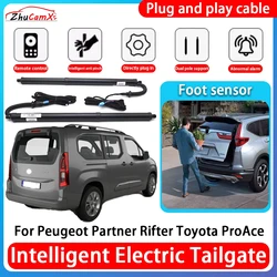 ZhuCamX Car Power Trunk Electric Suction Tailgate Intelligent Tail Gate Lift Strut For Peugeot Partner Rifter Toyota ProAce