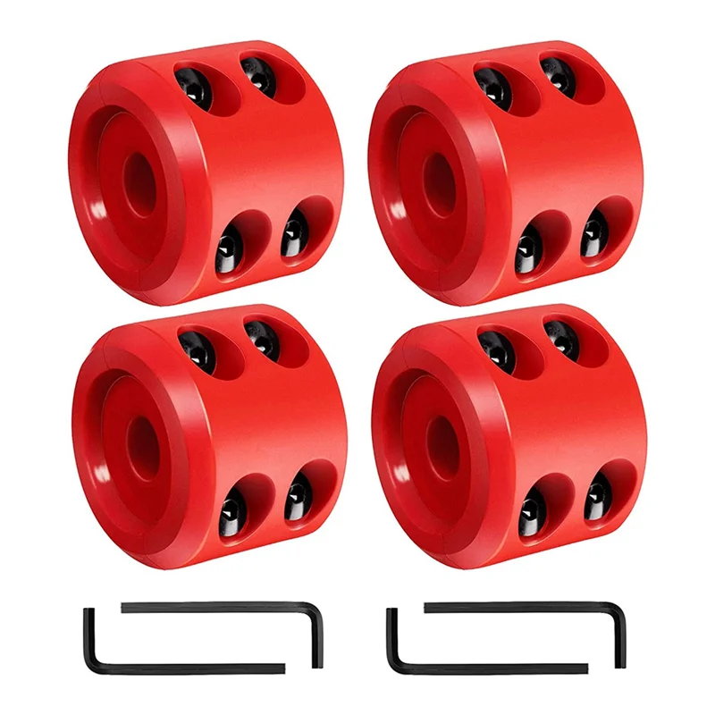 A04I 4Pcs Winch Stopper Compatible with ATV SUV ORV Cable Hook Rubber Stopper Winch Prevent Bouncing Fraying Red