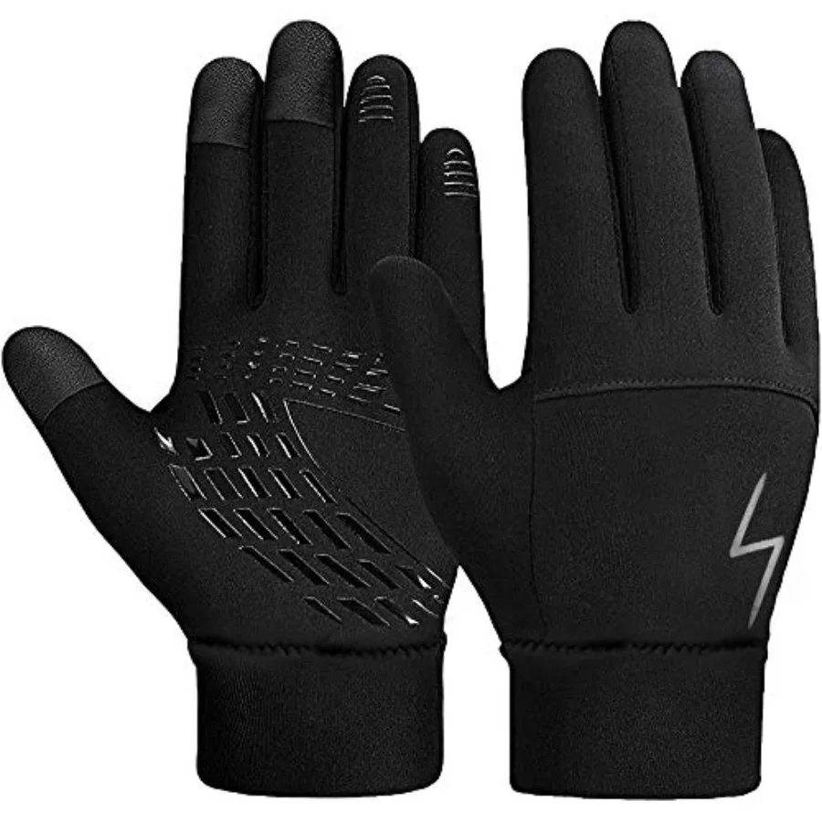 

Winter Gloves Back Water Repellent Touchscreen Warm Fleece Anti-Slip for Boys Girls Teen 3-15 Years