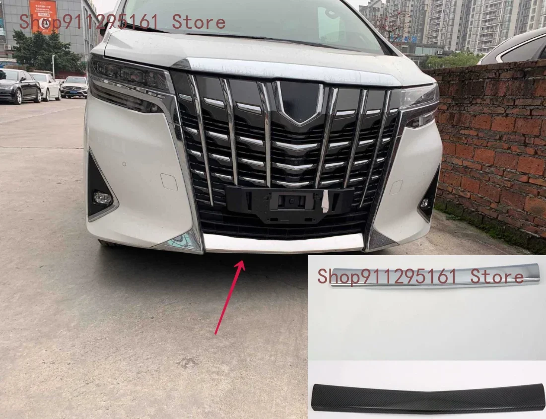 

Автомобильные аксессуары Alphard AH30 для Toyota 2019 г., роскошная версия, АБС-пластик, передний бампер, крышка, отделка, Стайлинг