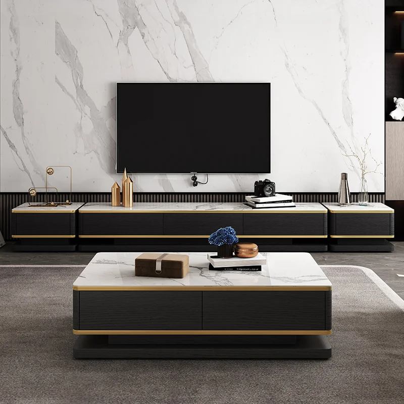 Portaoggetti Mobile TV italiano Decorazione classica Mobile TV unico nordico Designer di lusso moderno Muebles Para Sala Mobili per la casa