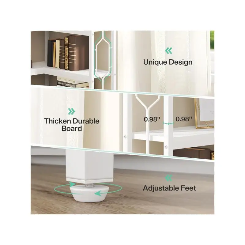 Storage Shelf Cabinet for Books and Organizing Essentials - Versatile and Stylish Bookcase for Home and Office Use