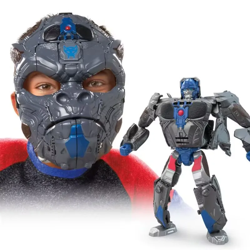 

Takara Tomy Hasbro Transformers Toys Rise of The Beasts Movie Optimus Primal Mask 2-in-1 Converting Roleplay Fantasy Figurines