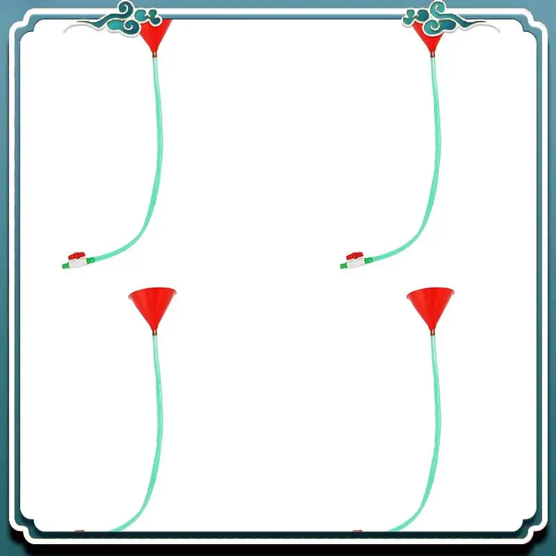 

A67K-4X Plastic Filling Funnel Beer Funnel Wine Liquid Pipe Tube Plastic Valve Hose For Birthday