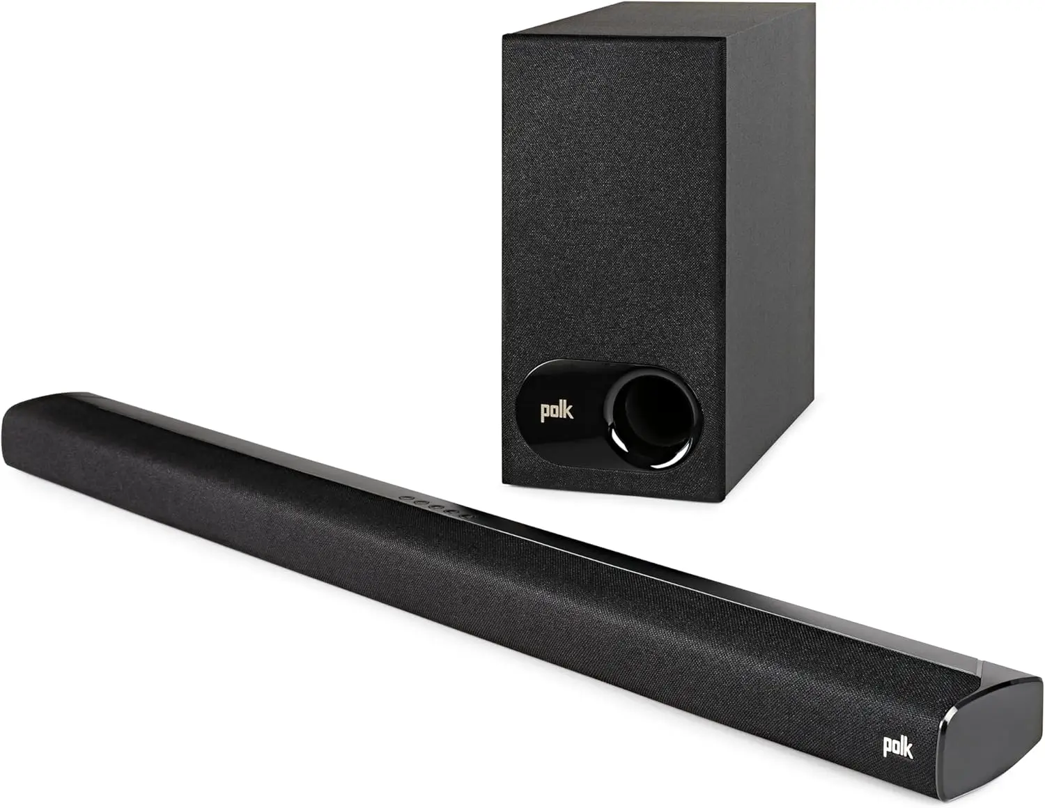 Ultra-Slim Soundbar and Subwoofer for Smart TVs, Slim TV Audio Speaker System