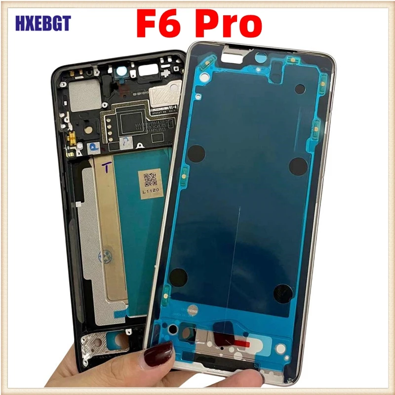 Middle Frame Housing Bezel For Poco F6 Pro  Back Faceplate Front Frame Chassis + Side Buttons Smartphone Repair Parts